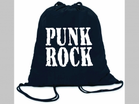 Punk Rock ľahké sťahovacie vrecko ( batôžtek / vak ) s čiernou šnúrkou, 100% bavlna 100 g/m2, rozmery cca. 37 x 41 cm